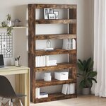 vidaXL Bibliothèque Marron Bois reconstitué 100 x 30 x 198 cm