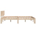 vidaXL Cadre de lit sans matelas 120x190 cm