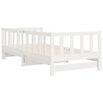 vidaXL Lit de jour et lit gigogne sans matelas 80x200 cm bois massif