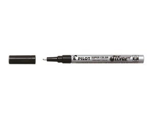Marqueur Super Color Corps Alu Pointe Fine Argent PILOT