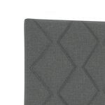 Tête de lit LED vidaXL Design Diamant Gris Foncé 200 cm Tissu