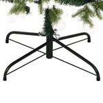 vidaXL Sapin de Noël artificiel à charnières avec neige floquée 120 cm