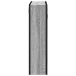 vidaXL Armoire à miroir de salle de bain sonoma gris bois d’ingénierie