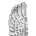 vidaXL Ailes Argent 91x31x5 cm Aluminium
