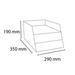 Corbeille À Courrier Combo 3 Niveaux Carton Teksto - Violet - X 4 - Exacompta