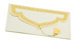 PAPERTREE SARI Lot de 5 Enveloppes cadeau 19x10cm - Beige Poudré