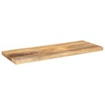 vidaXL Dessus de table 90x30x3 8 cm rectangulaire bois massif manguier