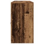 vidaXL Buffet avec Éclairages LED Bois Ancien 283x37x67 cm
