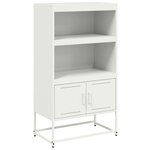 vidaXL Meuble TV jaune moutarde 100 5x39x60 5 cm acier