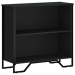 vidaXL Bibliothèque noir 80x31x74 5 cm bois d'ingénierie