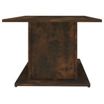 vidaXL Table basse Chêne fumé 102x55 5x40 cm Bois d'ingénierie