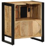 vidaXL Cabinet salle de bain 55x35x60 cm en bois massif