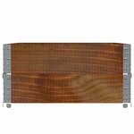 vidaXL Jardinière marron 120x80 cm bois massif de pin