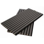 WallArt Panneaux muraux acoustiques Aku chêne cendré 4 Pièces