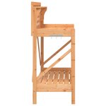 vidaXL Banc de rempotage avec treillis marron bois massif de sapin