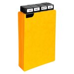 Guide de classement 148 x 105 mm - exacompta jaune - jeu de 24