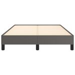 vidaXL Cadre de lit sans matelas gris 120x190 cm similicuir