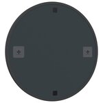 vidaXL Miroir mural Noir 60 cm
