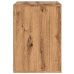 vidaXL Commode d'angle chêne artisanal 80x41x58 cm bois d'ingénierie