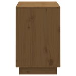 vidaXL Armoire à chaussures Marron miel 110x34x52cm Bois de pin massif