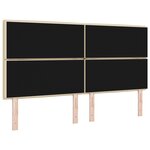 vidaXL Tête de lit Design à lignes Crème 90 cm Tissu