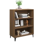 vidaXL Buffet Chêne marron 69 5x32 5x90 cm Bois d'ingénierie