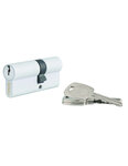 THIRARD - Cylindre STD double entrée  30 x 30 mm anti-arrachement  blanc  3 clés