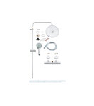 Grohe colonne de douche euphoria tete xxl 260 3 jets 27296002-mitigeur thermostatique-limiteur de température -débit contrôl