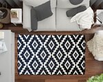 Tapis de salon Black&White 200 x 290 cm - Blanc