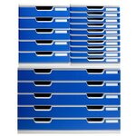 Module De Classement Modulo Office 5 Tiroirs A3 - Bleu - Exacompta