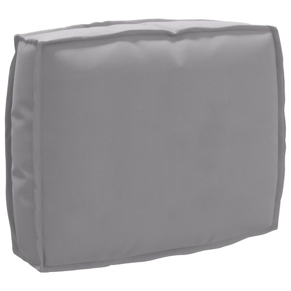 vidaXL Coussin de palette pour dossier Gris 50x40x12 cm en tissu Oxford