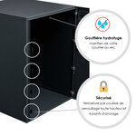 Boite à colis Atout 1 porte Noir Sablé RAL 2100MS