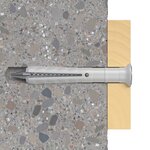 Fischer jeu de chevilles à tête fraisée hammerfix n5 x 30/5 s 100 pièces