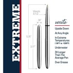 Stylo-bille 'Pocket' Métallique corps chromé sans clip FISHER SPACE PEN