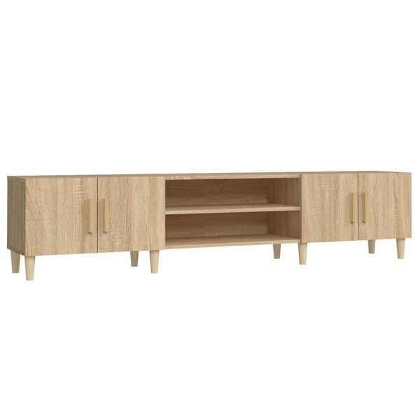 vidaXL Meubles TV chêne sonoma 180x31 5x40 cm bois d'ingénierie