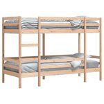 vidaXL Lit superposé sans matelas 90x190 cm bois de pin massif