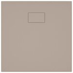 vidaXL Receveur de douche SMC Marron 80x80 cm