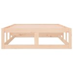 vidaXL Cadre de lit 100x200 cm Bois massif