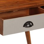 vidaXL Bureau 110x50x90 cm Bois d'acacia solide