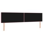vidaXL Tête de Lit LED Capitonnée avec Boutons en Cristal Rose 100 cm Velours