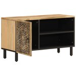 vidaXL Meuble TV 80x31x46 cm bois massif de manguier