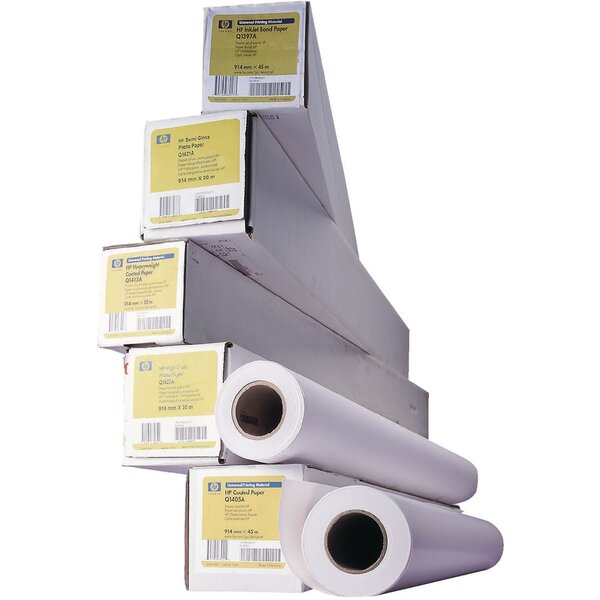 Rouleau de papier couché blanc brillant c6020b pour traceur - format 0 914 x 45 7m - 90g (rouleau 45.7 mètres)