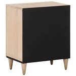 vidaXL Table de chevet 50x33x60 cm bois de manguier massif