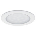 Kit 2 spots encastrés pour meubles LED 2x2 5W rond blanc