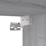 vidaXL Ensemble de meubles TV 2 Pièces Sonoma gris Bois d'ingénierie
