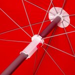 Bo-Camp Parasol 165 cm Rouge