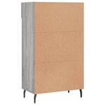 vidaXL Armoire à chaussures sonoma gris 60x35x105 cm bois d'ingénierie