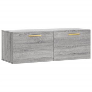vidaXL Armoire murale sonoma gris 100x36 5x35 cm bois d'ingénierie