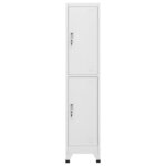 vidaXL Armoire à casier avec 2 compartiments 38x45x180 cm
