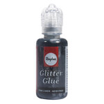 Colle pailletée métallique Noir charbon 20 ml
